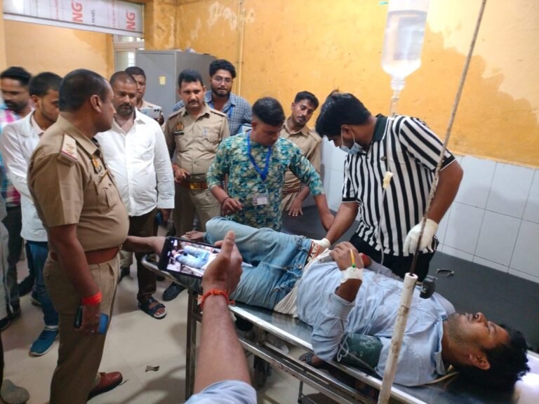बस्ती में मुठभेड़: अपहरण का आरोपी भानु प्रताप गोली लगने से घायल, जिला अस्पताल में भर्ती