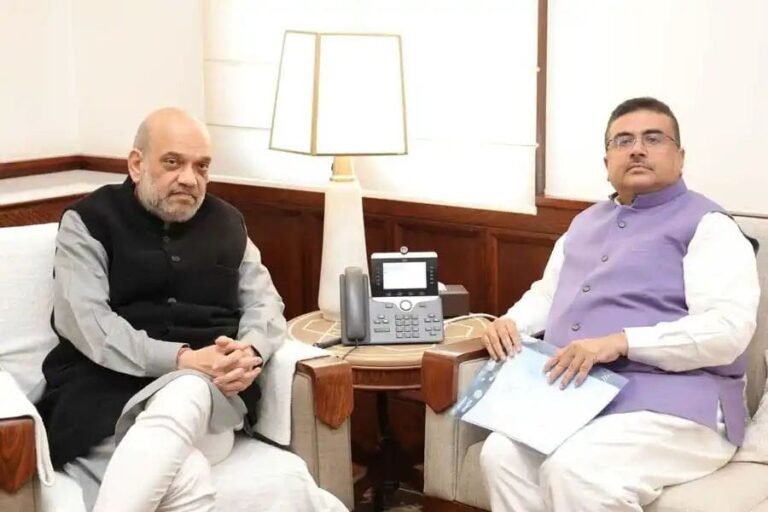 शुभेंदु अधिकारी ने की गृहमंत्री अमित शाह से 25 मिनट की बैठक, बंगाल की राजनीति में खलबली