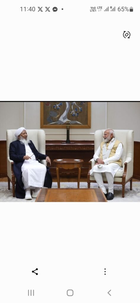 प्रधानमंत्री नरेंद्र मोदी ने इंडियन ग्रैंड मुफ्ती कंथापुरम एपी अबूबकर मुसलियार से की मुलाकात, विरोधियों में हलचल