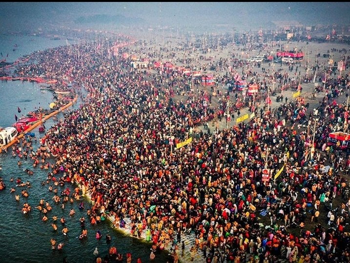 प्रयागराज में 44 दिनों तक चले माघ मेले में 22 करोड़ 10 लाख श्रद्धालुओं ने संगम में डुबकी लगाई