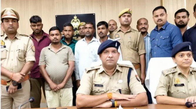बस्ती में अंतरजनपदीय चोर गिरोह का पर्दाफाश, पांच गिरफ्तार